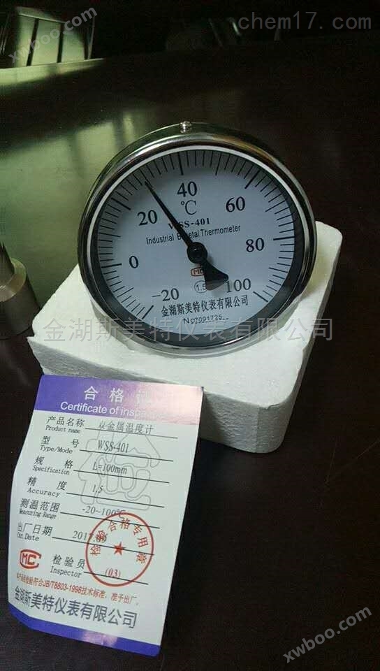 WSS-306双金属温度计