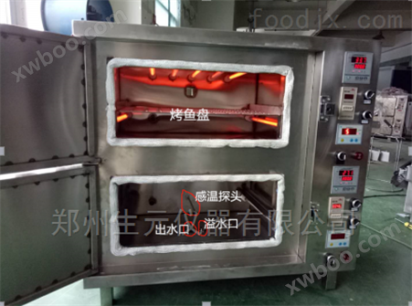 郑州市销售水循环烤鱼箱  电烤鱼炉批发商