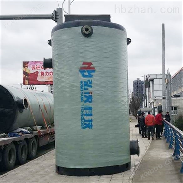 上海玻璃钢一体化泵站智能污水泵站