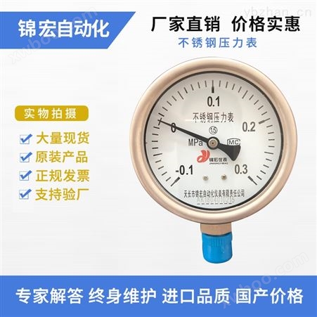 YN-100B不锈钢耐震压力表价格