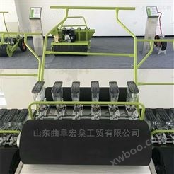 苏加屯人力推五行蔬菜播种机 种上海青机器