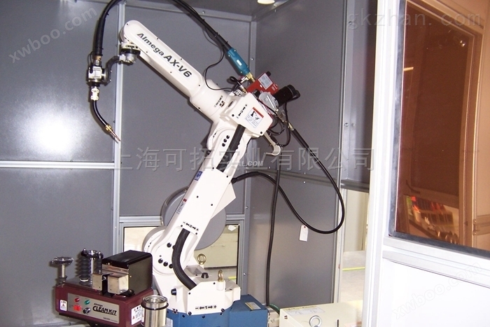 二手工业机器人日本OTC焊接自行车架机械臂