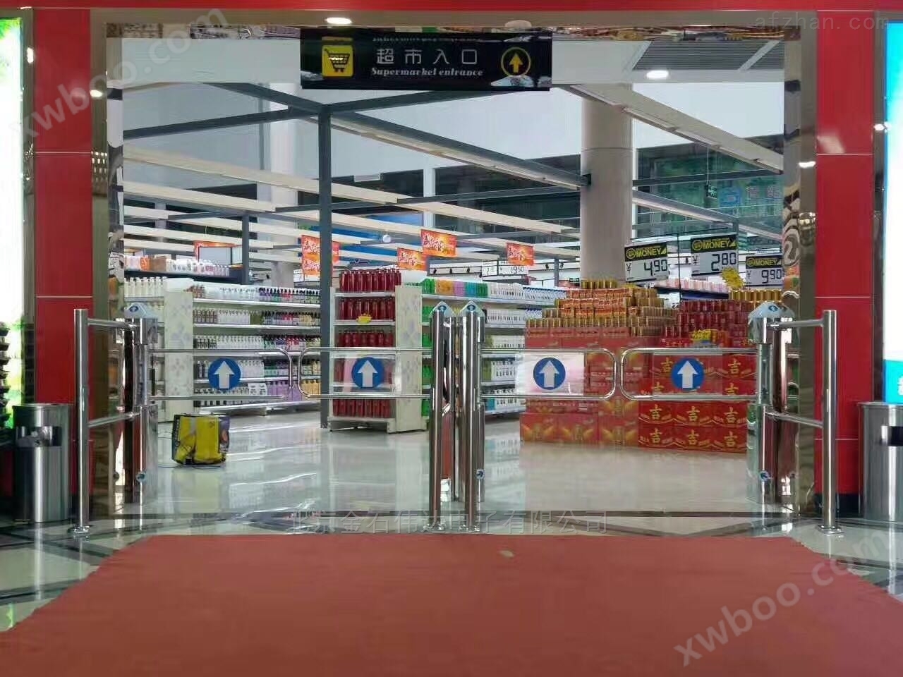商场超市入口单向门自动感应入口门